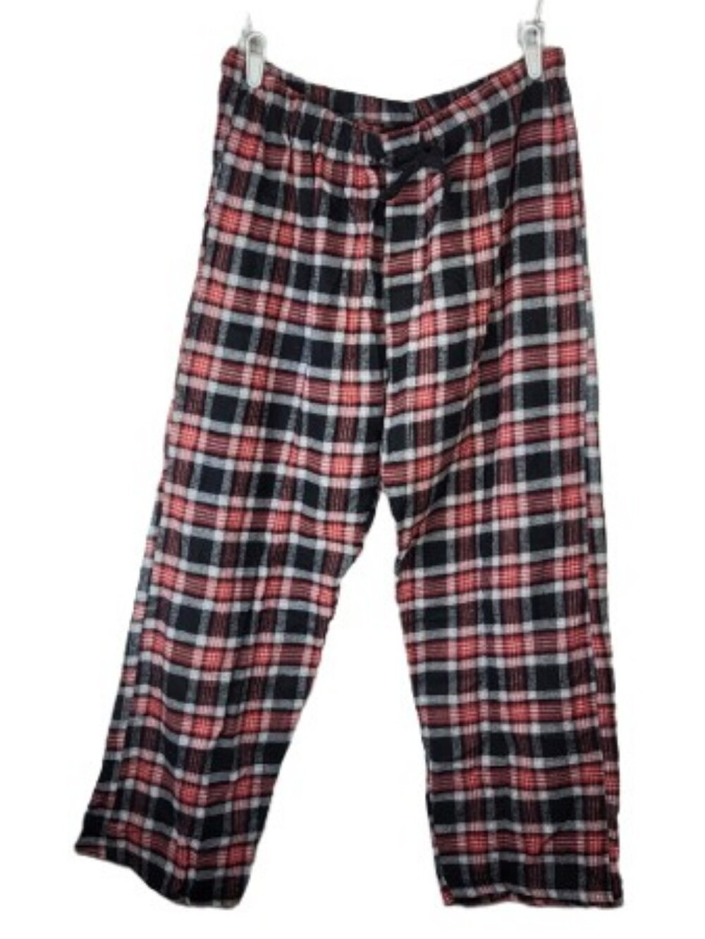 Open Trail's Men's Black Red Plaid PJ Bottoms Sz Lg
